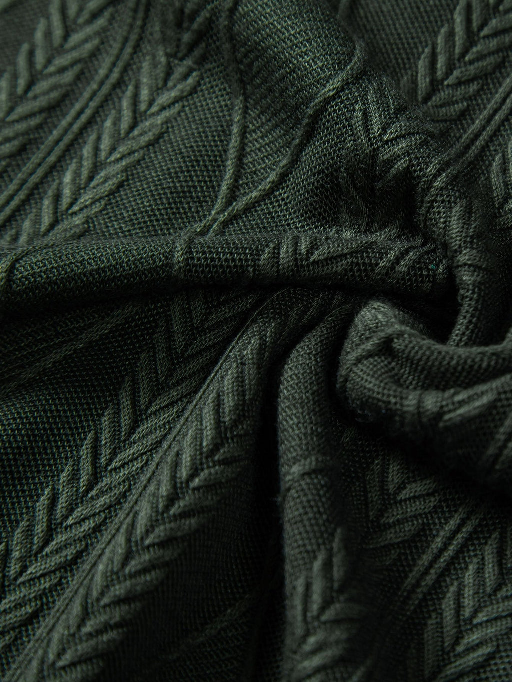 Conjunto Camisa Cubana Jacquard y Pantalón Recto