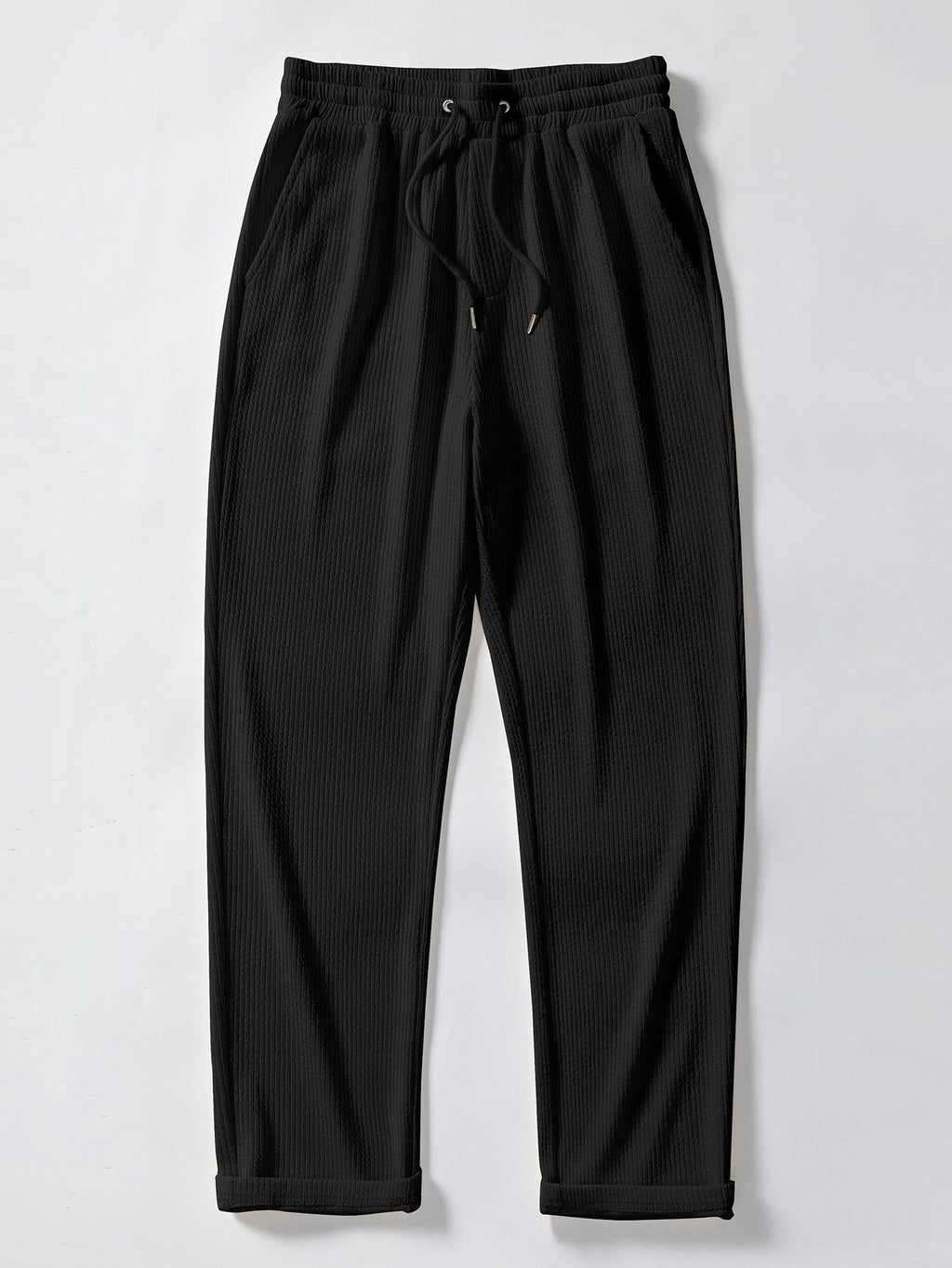Conjunto Polo Jacquard Geométrico y Pantalón Recto