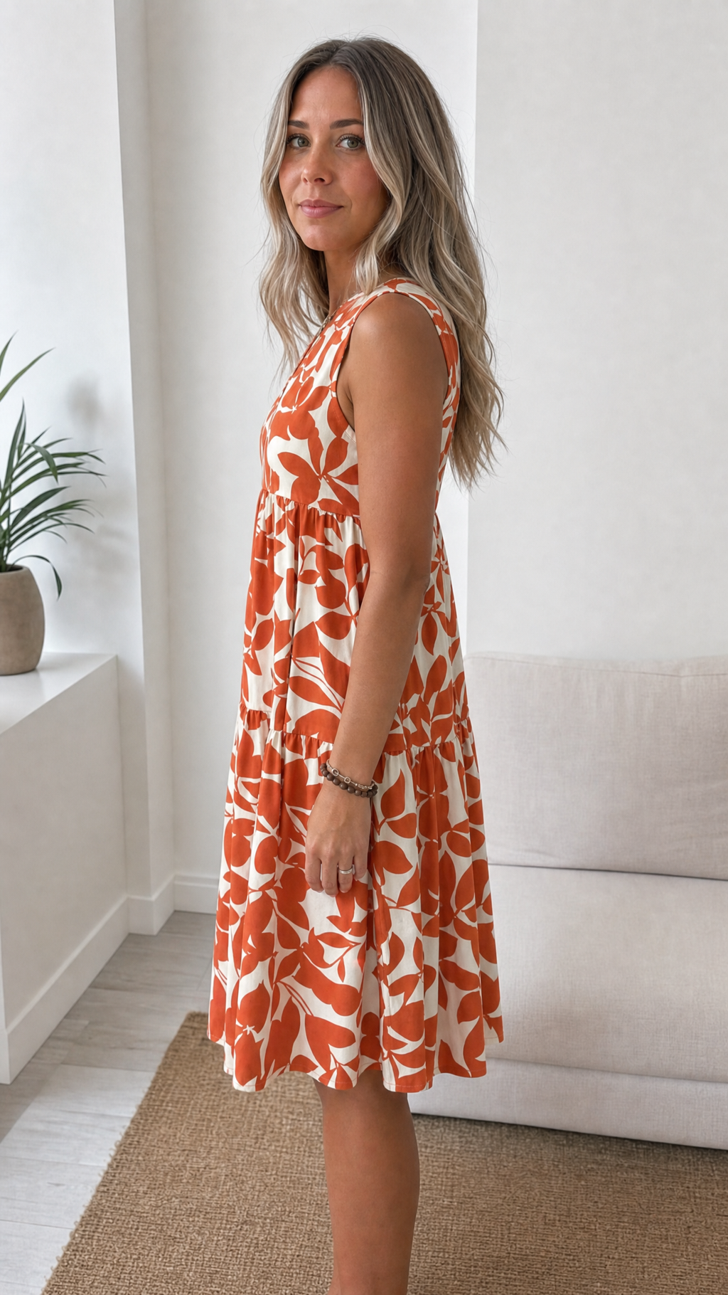 TASHA | VESTIDO MIDI FLUIDO Y VOLUMINOSO